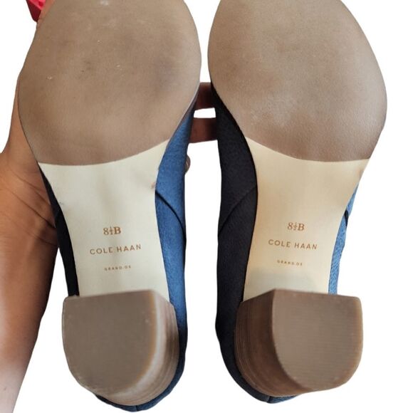 Cole Haan Blue Suede Ankle Booties - Picture 5 of 8